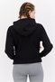 Women Sportswear Fit Long Sleeves Outdoor Hoodie, Black - 3