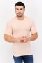 Men Crew Neck Short Sleeve Plain T-Shirt, Petal Pink