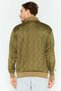 Men Sportswear Fit Long Sleeves Outdoor Sweatshirt, Olive - 2