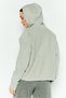 Women Sportswear Fit Long Sleeve Training Hoodie, Grey - 4