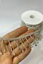 Chain Stone Tasseled Ribbon 1 Mt - 2