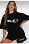 WELLNESS Printed Shorts and T-shirt Set
