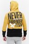 Men Sportswear Fit Long Sleeve Outdoor Hoodie, Yellow - 4