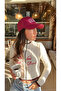 Make Your Own Money Burgundy Canvas Cap Hat - 6