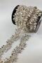 Iron-On Shuttle Wide Stone Evening Dress Ribbon Border - 4