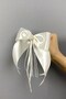 Pearl and Beaded Bow Hair Clip - 5
