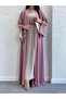 Pink Ayça Abaya Set - 8