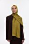 Idol Satin Janjan Shawl - Oil Green - 2