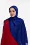 Idol Satin Janjan Shawl - Cobalt Blue