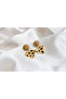 Heart Shaped Leopard Print Fur Textured Dangle Earrings - 3