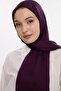 Idol Satin Janjan Shawl - Plum - 4