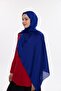 Idol Satin Janjan Shawl - Cobalt Blue - 2