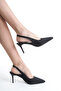 Women's Special Design Stone Upholstered Pointed Toe Thin Heel Stiletto Shoes - 4