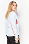 Women Sportswear Fit Long Sleeves Running Jacket, Light Blue - 3