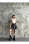Women's Black Pleated Skirt