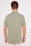 Men's Slim Fit Slim Fit 100% Cotton Plain Pique Green Polo Collar T-Shirt - 5
