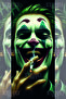 Smoke and joker door post covering foil printed sticker right-left 2 pieces 22*50 cm - 2