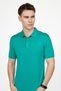 Men's Slim Fit Slim Fit Cotton Knitted Knitwear Green Polo Collar T-Shirt - 3