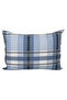 2 Pieces 50X70 cm Cotton Pillowcases - Blue Plaid - 4