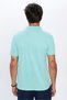 Men's Slim Fit Slim Fit 100% Cotton Soft Textured Plain Pique Mint Color Polo Neck T-Shirt - 5