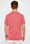 Men's Slim Fit Slim Fit 100% Cotton Plain Pique Powder Color Polo Collar T-Shirt - 5