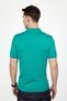 Men's Slim Fit Slim Fit Cotton Knitted Knitwear Green Polo Collar T-Shirt - 4