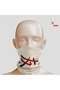 Red White Buff Mask - 2