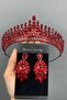 Anteras Bridal Henna Crown and Earring