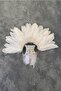 Eagle Feather Crystal Beaded Bridal Henna Crown and Earring
