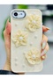 Silicone Case with Tulle Flower Toy Design Compatible with iPhone 7 - 8 - Se 2020 - Se 2022 - 3