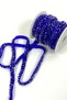 Saks Blue Crystal Bead Embroidered Ribbon - 3