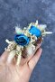 Cotton Grass Cipso and Artificial Flower Comb Hair Clip - 2