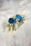 Cotton Grass Cipso and Artificial Flower Comb Hair Clip - 4