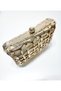 Bride-after party gold metal case women's evening shoulder bag - 7
