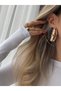 Brand Model Brown Vintage Model Earrings
