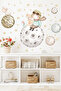 Pastel Retro a Little Prince Tale Children's Room Wall Sticker Set