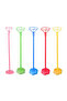 5-Piece Colorful Single Pedestal Balloon Stand - 6