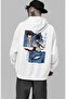 Oversize Solo Leveling Characters Back-Printed Hooded Sweatshirt, Unisex Anime Themed Hoodie - 3