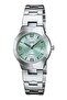 Silver Green Color Women's Wristwatch