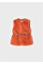 Girl's Fur Belted Vest 4312