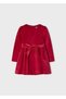 Long Sleeve Girl's Velvet Dress