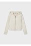 Girl's Hooded Ribbed Pulover