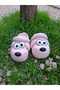 Children's Pink Cross Slippers with Cute Dog Figure Garden Slippers Beach Seaside Bathroom Slippers and Sandals - 2