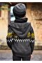Boy's Knitted Hooded Cardigan 4395 - 5