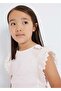 Girl's Scallop Short Sleeve T-Shirt - 4