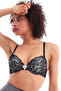 21474742 Lace Ready-To-Wear Covered Bra Black