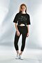20071922 Single Jersey They Say Printed Stone Short Sleeve T-Shirt Black