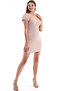 21333916 Mid-Chest Elastic Dress Beige - 4