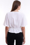 21333910 Ayrobin Gathered Front Blouse Ecru - 6