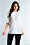 20021916 Single Jersey I Am Art Stone Printed Short Sleeve T-Shirt White